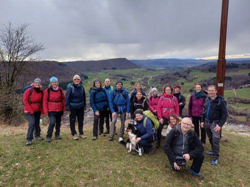 Ü30 Wanderung im Februar 2024 auf dem Galgenberg, Foto: Martin Vogelmann